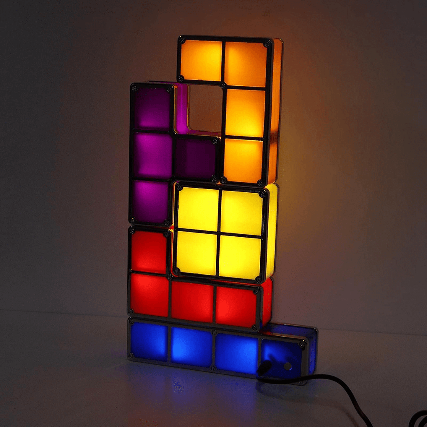 Tetriso Stackable Neon Light – Build, Glow, Play! 🚀💡