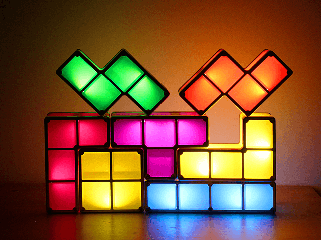 Tetriso Stackable Neon Light – Build, Glow, Play! 🚀💡